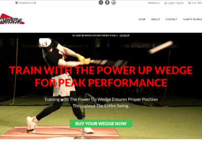 Power Up Wedge Website Design & Development