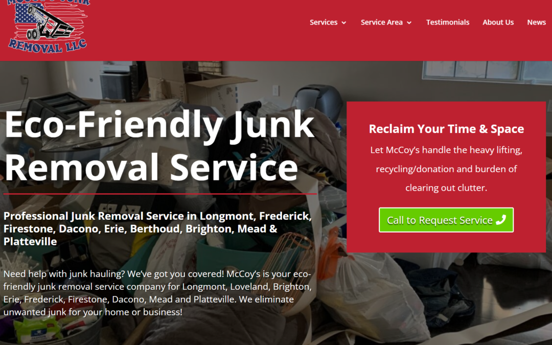 McCoy’s Junk Removal Website Optimization & Search Results