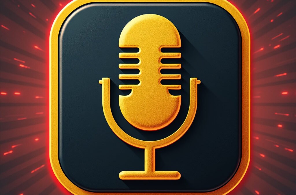 Microphone icon, voice search optimization